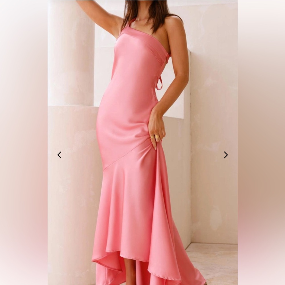 Elegant Pink Evening Dress